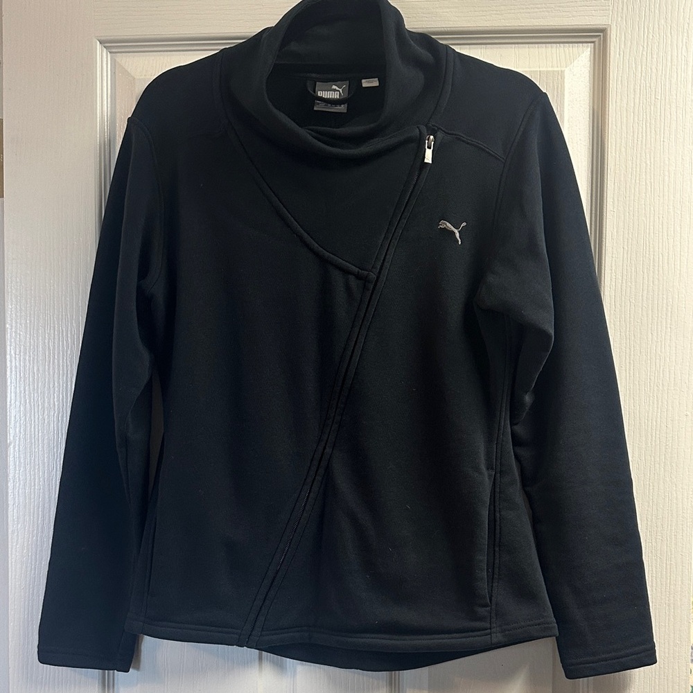Women’s Puma asymmetrical zip fleece